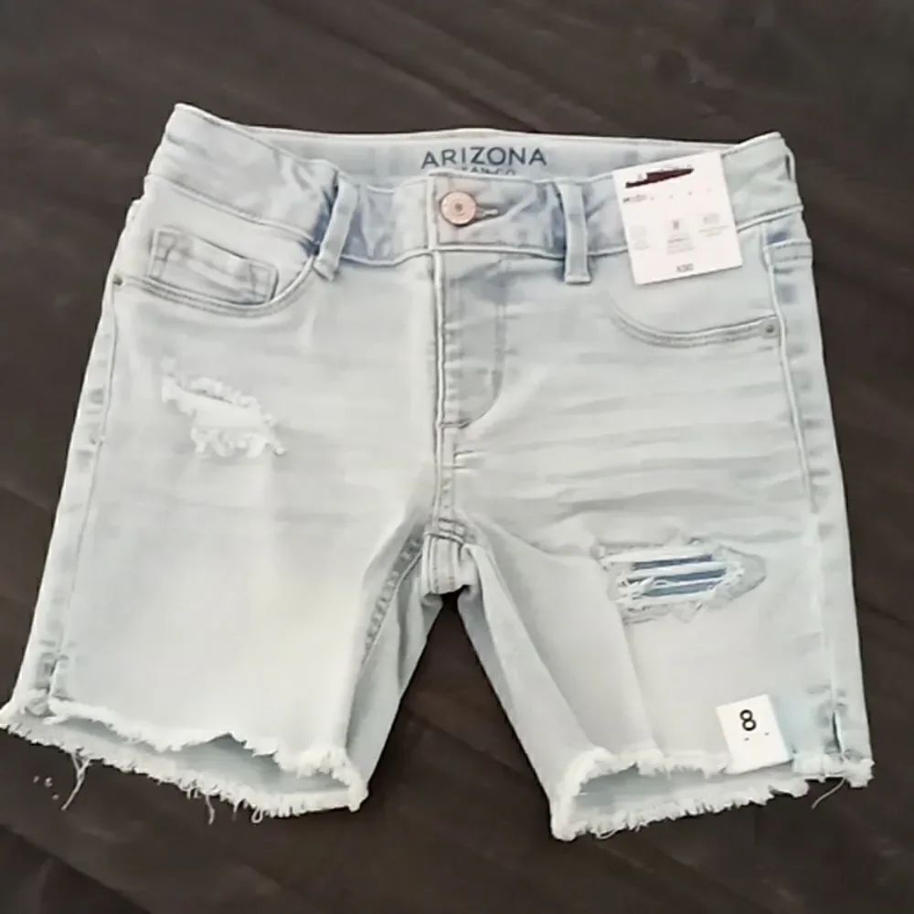 Arizona Jean company Girls shorts 8 regular adjustable waist band